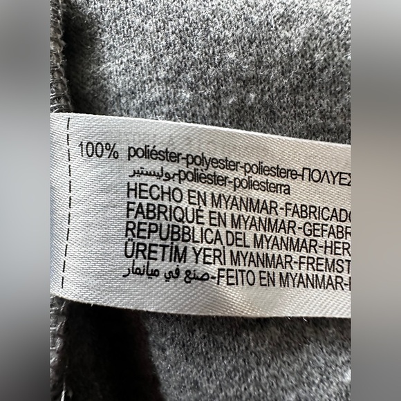 Zara Grey Soft Belted Overshirt Size SMALL - Picture 12 of 12